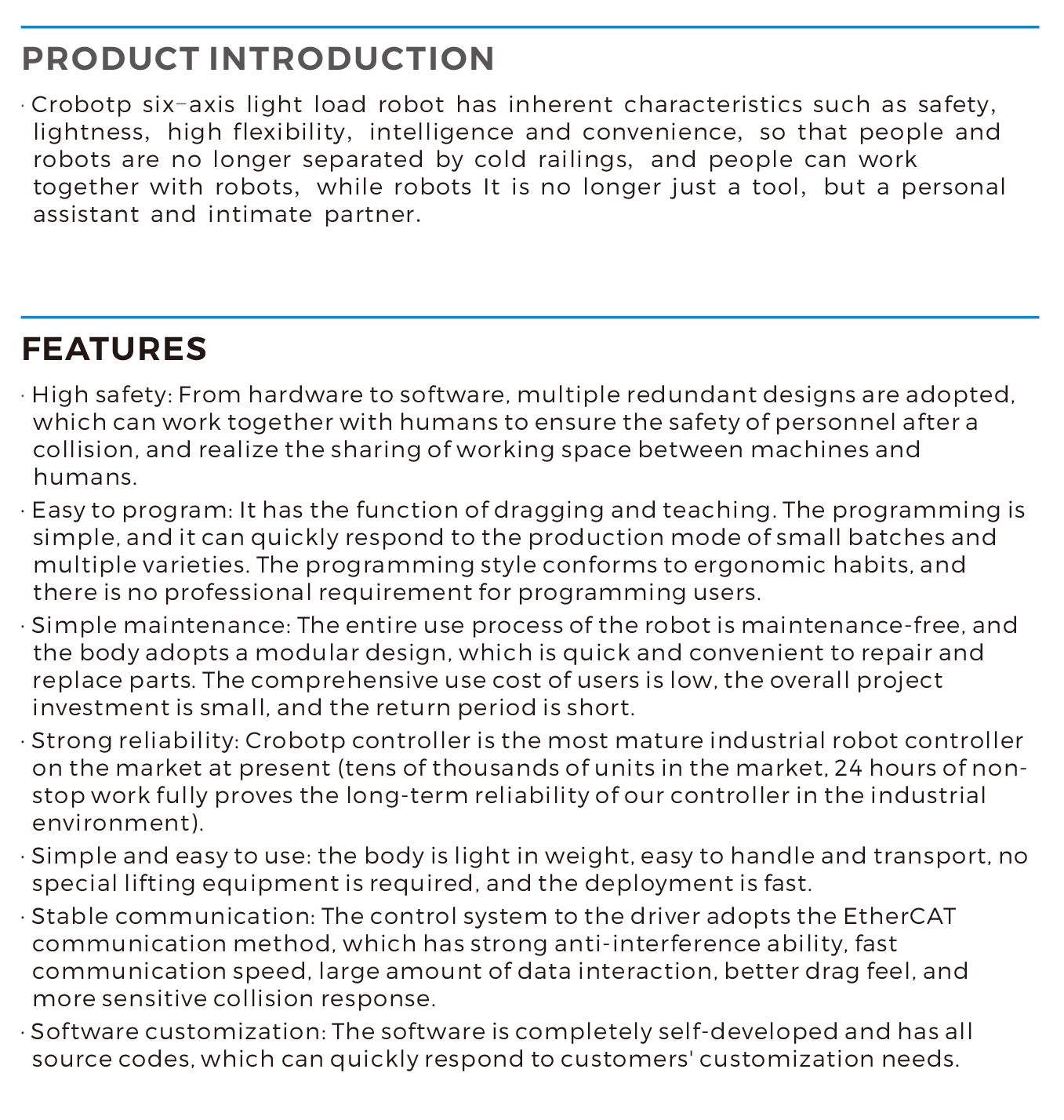 CROBOTP  Robot Technology Co., Ltd.